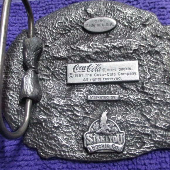 Coca Cola Belt Buckle with Delivery Trucks over the years. - Picture 3 of 5